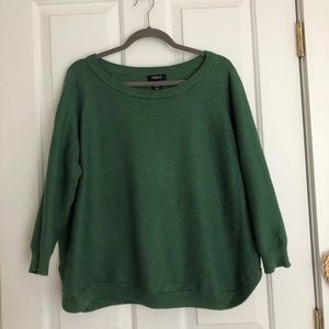 Jones New York green 3/4 sleeve sweater size 2X